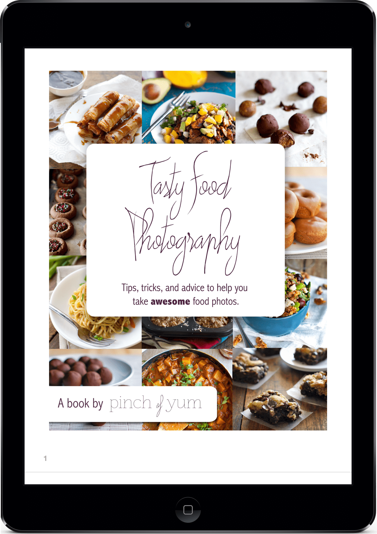 Tasty Food Photography on an iPad