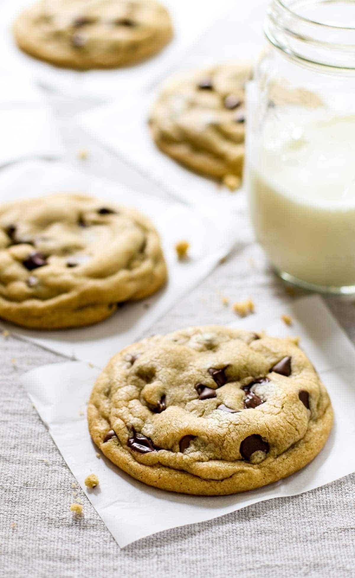 The Best Soft Chocolate Chip Cookies Recipe - Pinch of Yum