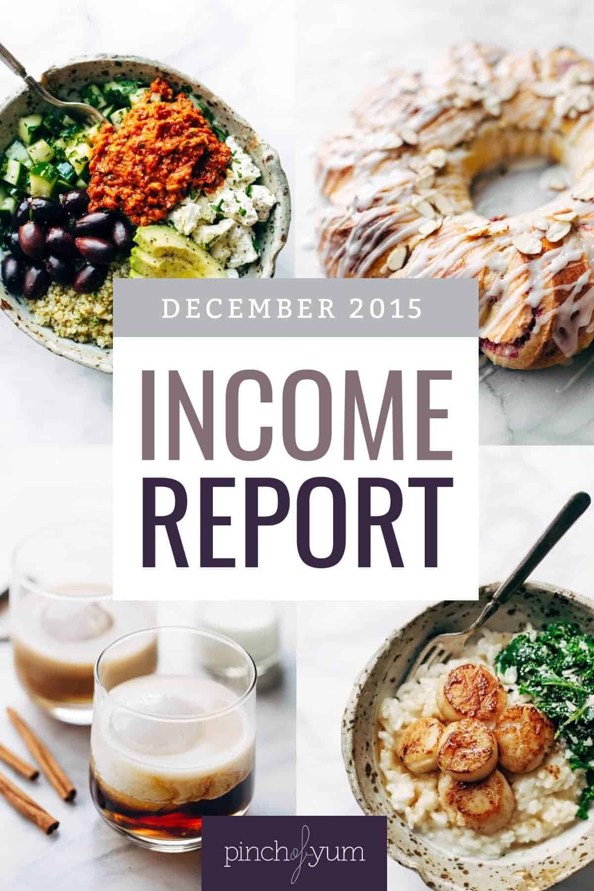Traffic and Income Report ? December 2015