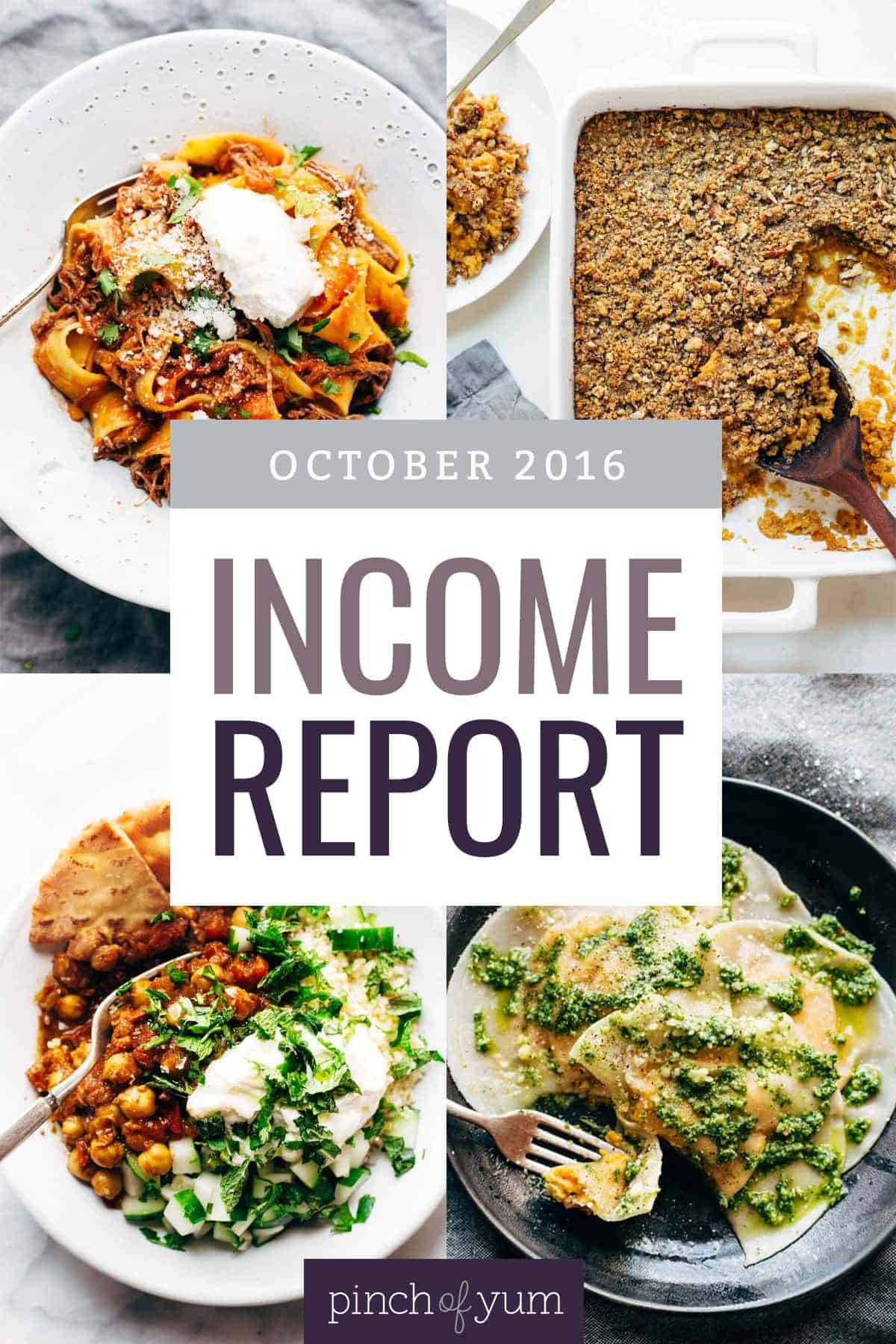 October Traffic and Income Report