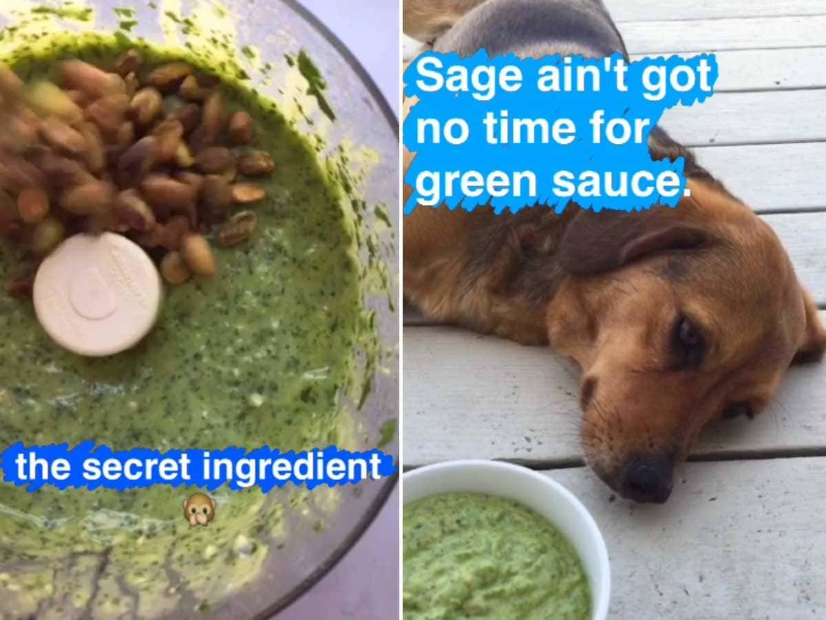 Snapchat for Magic Green Sauce