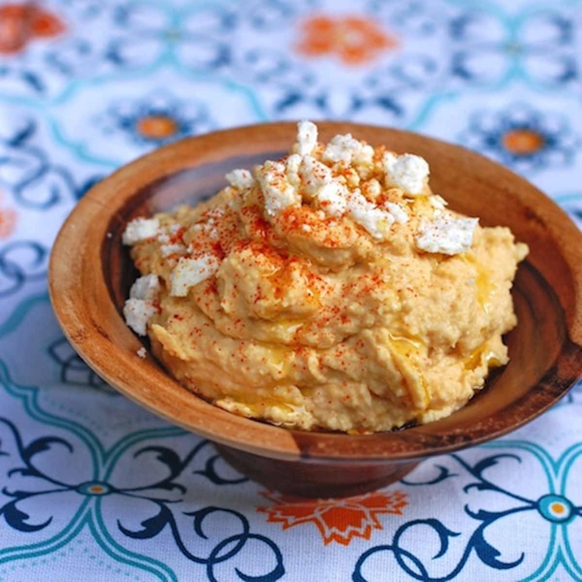 Spicy Hummus Recipe - Pinch of Yum