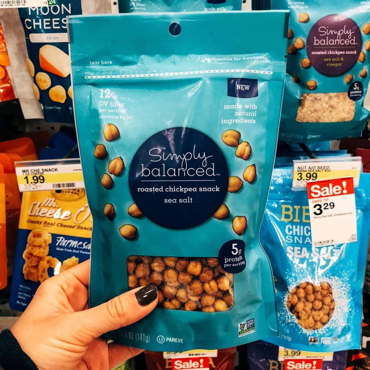 simply balanced chickpeas in a bag