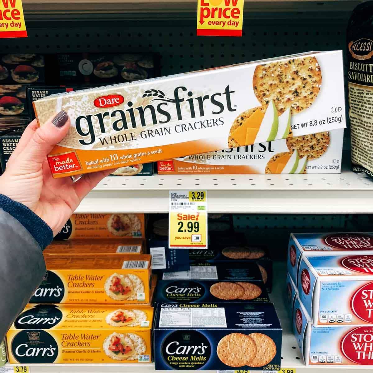 grains first whole grain crackers