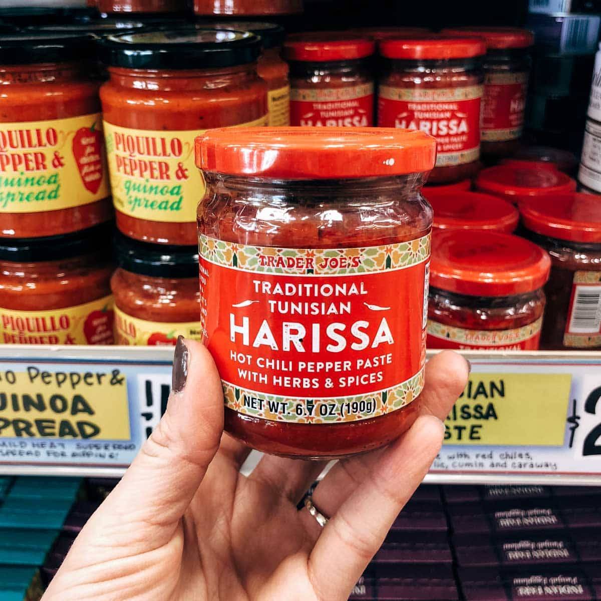 tunisian harissa hot chili pepper paste with herbs and spices